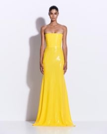 Strapless Gown in Sequin Alex Perry at Alex Perry